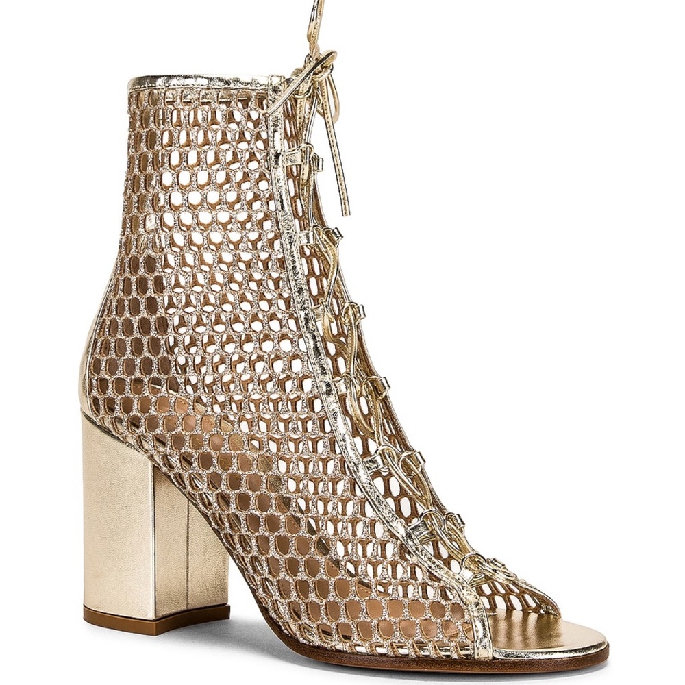 GIANVITO ROSSI Santana Glitter Booties